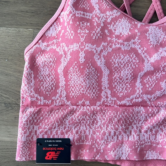 New Balance Sports Bra Womens Size XXL Wireless Racerback Full Coverage- NWT - Picture 3 of 7